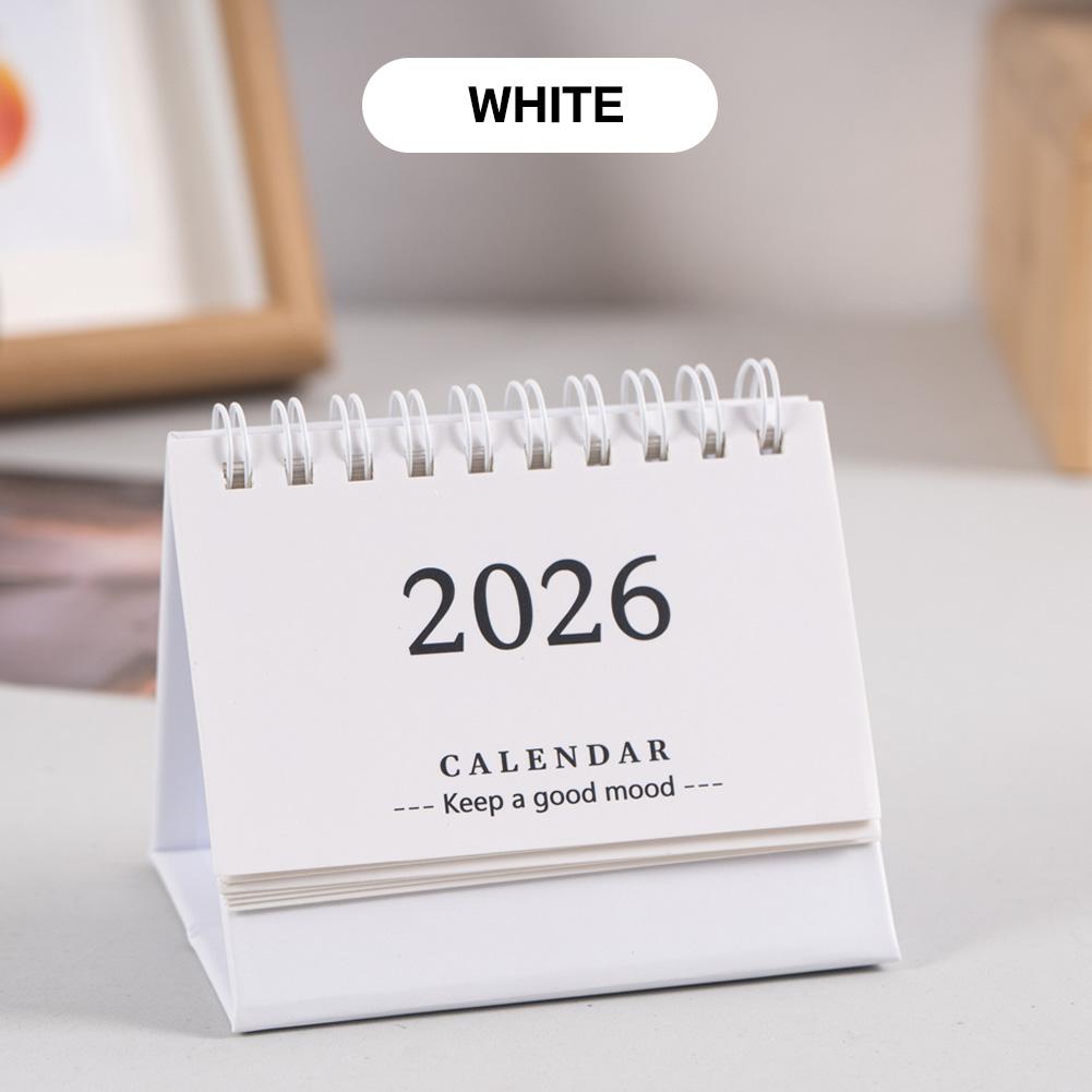 2026 New Year Simple Style Calendar Colorful Fresh Style Desk Calendar Scheduling Tool Desktop Notepad Table Deco for Gift