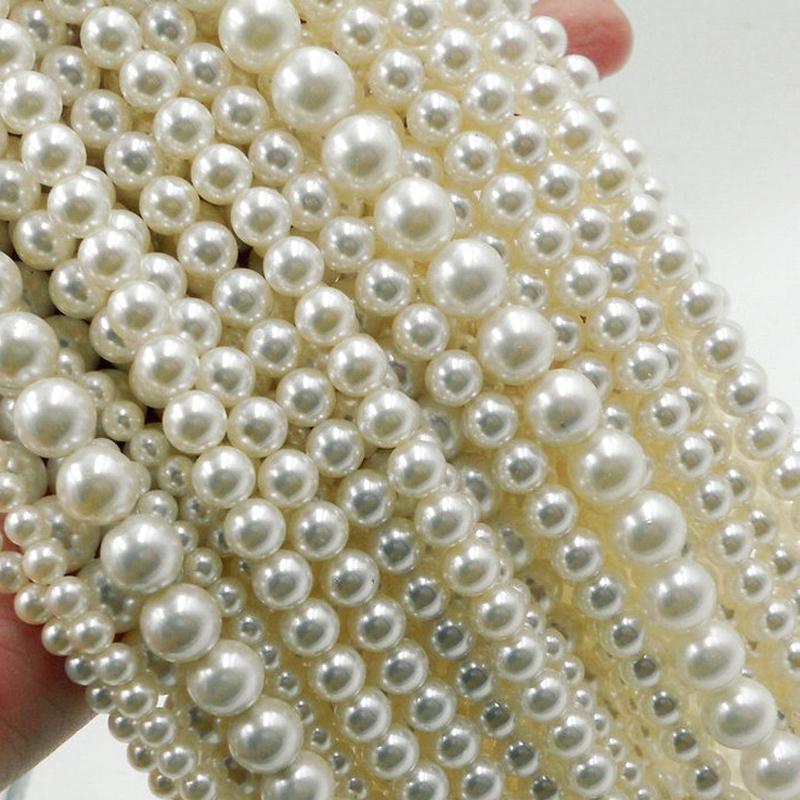 New Imitation Pearl Loose Beads Jewelry Making Spacer Bead DIY Accessories High-quality Acrylic  Accessories