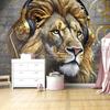 Wallpaper Music Lion Animals