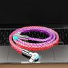 6A RGB цветной PD сверхбыстрый кабель для зарядки Type-C 3-в-1