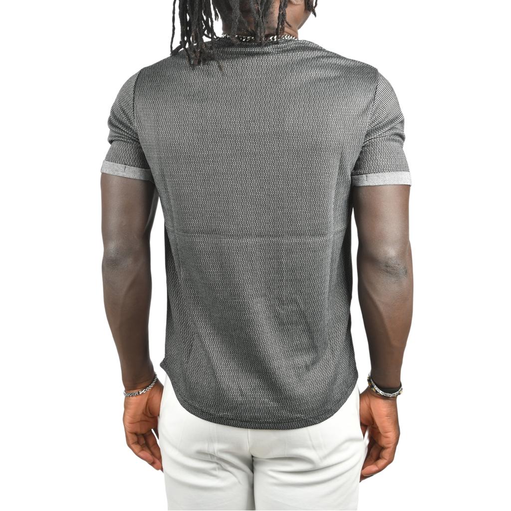 Футболка узкого кроя с двойными рукавами и надписью DeepSEA с рисунком спереди 2403213