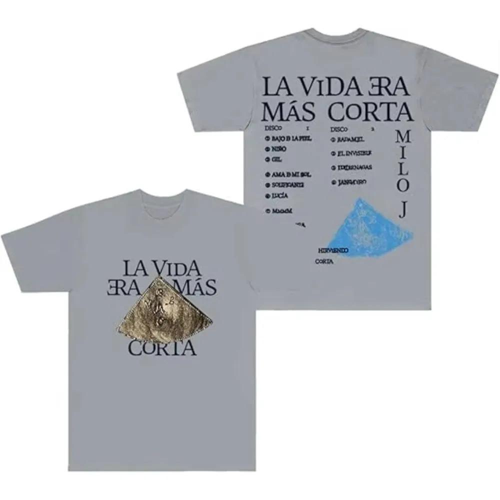 2026 Summer New Milo J Lavida Collection HighQuality Comfortable Casual Mens Roundneck Printed TShirt