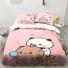 Cute Bubu And Dudu Cartoon Print All Season Twin Bedding Set  Comforter Set Bed Duvet Cover Double King Comforter Cover