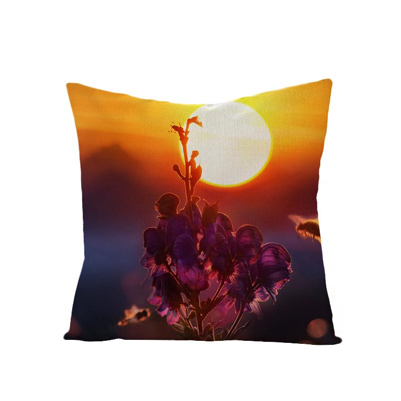 Дом Тропическое Растение Зеленые Листья Полиэстер Наволочка Дом Скандинавский Стиль Подушка Подушка для Талии Наволочка