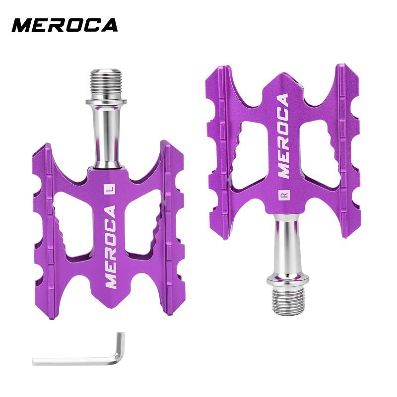 Lightweight Aluminum Alloy Bicycle Pedals With DU Bearings Folding Bike Urban Cycling