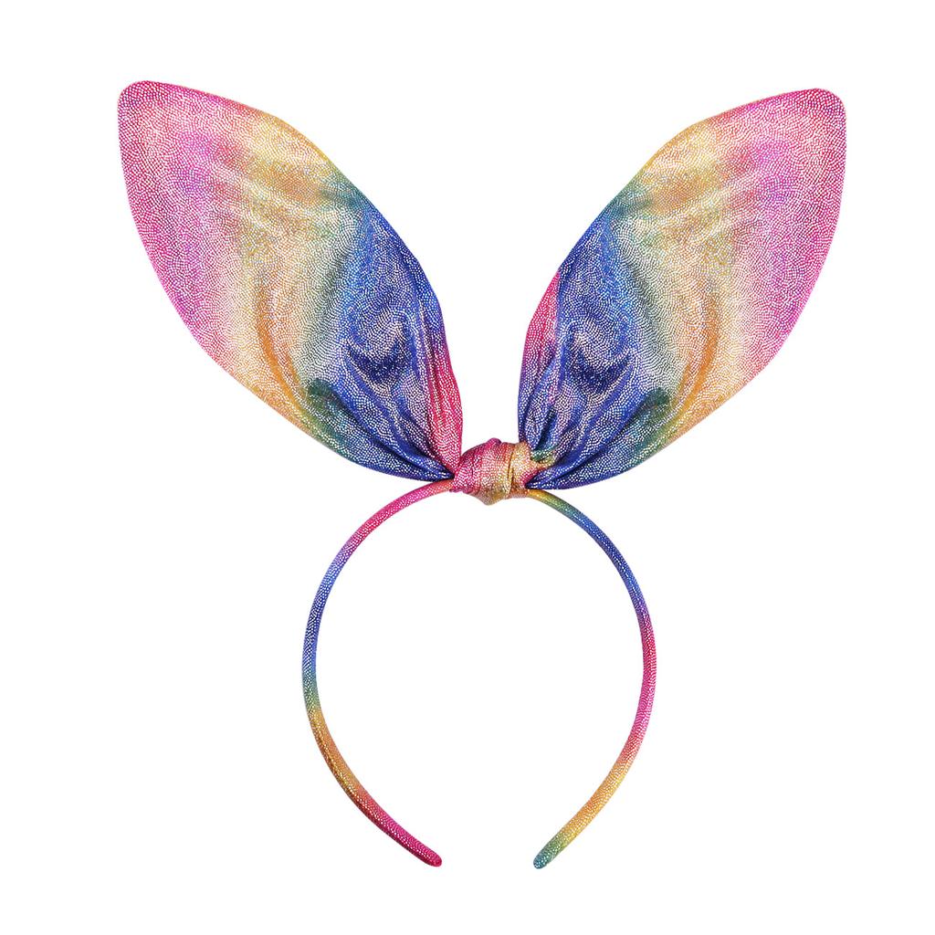 Костюм Заячьи ушки Хэллоуин-тематический Красочный головной убор Повязки на голову Праздничные Заячьи ушки Повязки на голову Для костюмных аксессуаров Подарок