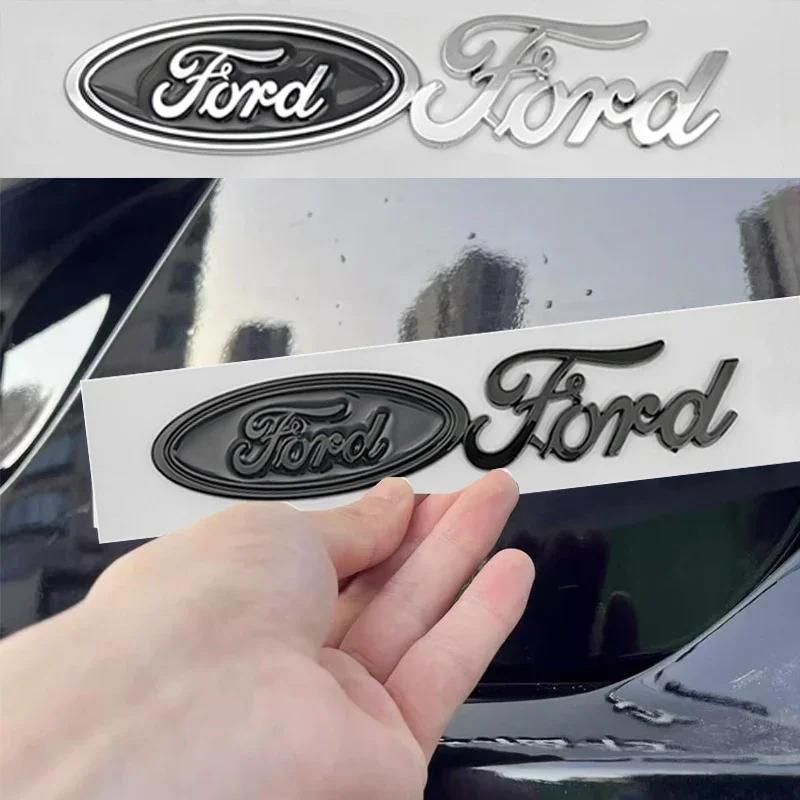 ABS Car Rear Trunk Decal Body Side Emblem Stickers for Ford Mondeo Explorer Edge Focus Fiesta Kuga Transit Ecosport Escape MK3 BR9