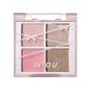 INTO U Eyeshadow Palette Glossy Glitter Pearl Tipsy Multi-Palette 4-Color (TP01 Peach)