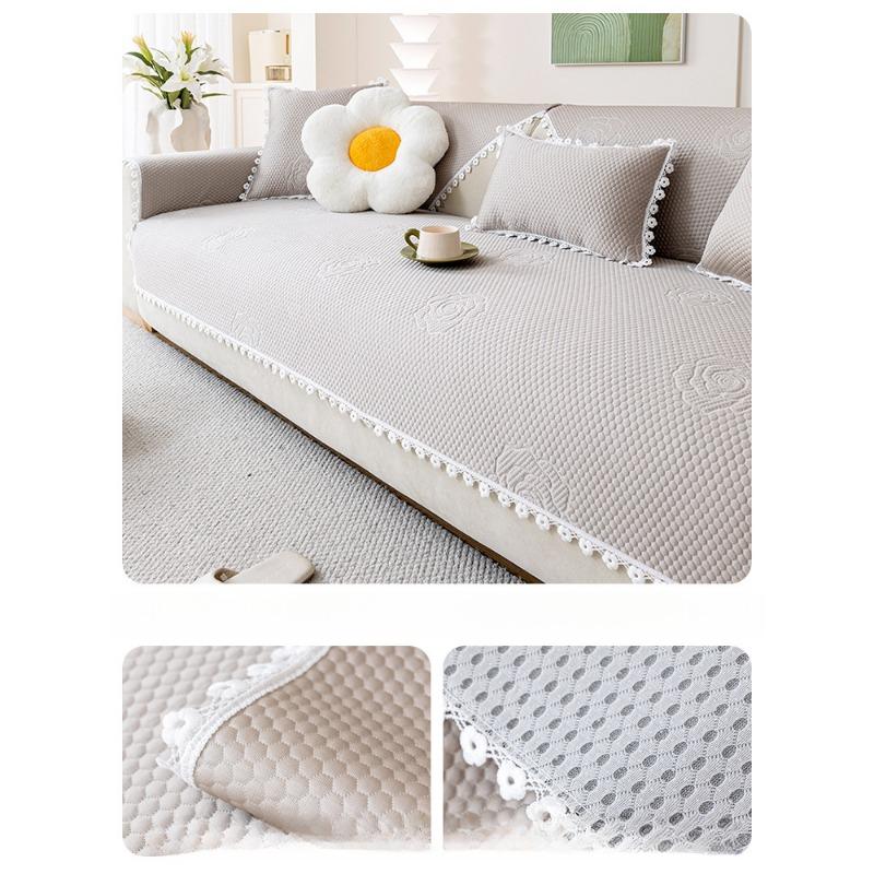 Summer Sofa Cushion Non-Slip Stain-Resistant Cool Feeling Sofa Cover High-Grade Feeling Sofa Towel Cover Cloth