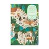 Midori Yurulog Forest Animal 15352006 Notebook, Pattern, B6,