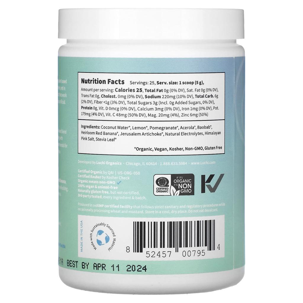 Sprout Living Colorfuel, Адаптогенный напиток, Гидратация, 4,4 унции (125 г)