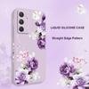 Красивый чехол для телефона с пионами для Samsung Galaxy A17 A55 A35 A25 A15 A16 A06 A05 A05S A54 A34 A24 A14 A04 A04S A04E 4G 5G