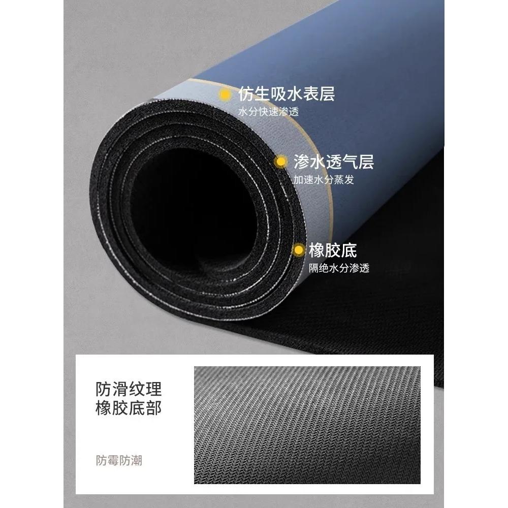 Суперабсорбирующий коврик для ванной комнаты, нескользящий коврик для ванной, ковер для ног, быстросохнущий коврик для душа, туалета, коврик для двери, моющийся