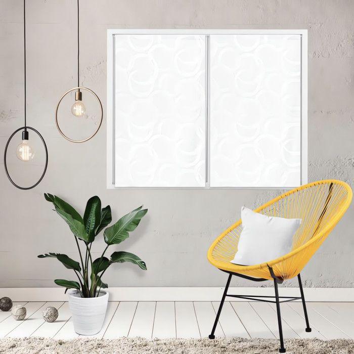 Paire de brise bise 60x90 cm CIRCLE, par Soleil d'Ocre