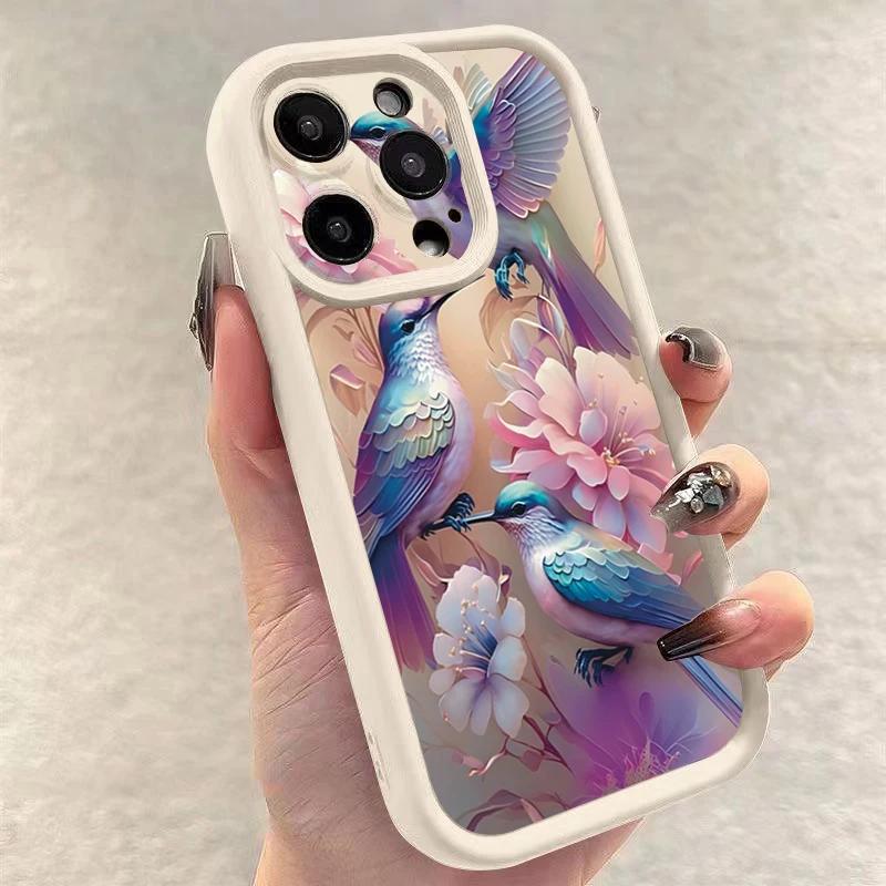 Яркое разнообразие цветов Чехол для телефона iPhone 15 Pro Max 11 12 13 16 14 Plus Силиконовый ударопрочный чехол Защитная оболочка для объектива