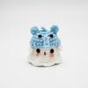 Crochet Knitting Ghost Keychain Creative Cartoon Knitted Ghost Ornament  Room Decor
