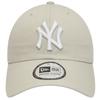 New Era Кепка 9TWENTY League Essentials New York Yankees, Женская бежевая кепка