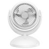 Table Fan 4 Speed Modes Stable Base Ultra Quiet Rechargeable Air Circulating Small Desk Fan for