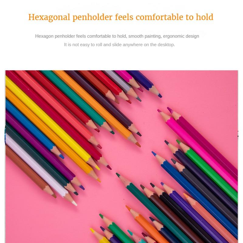 Масляные цветные карандаши 12/18/24/36/48 цветные в коробке детские карандаши для рисования и живописи набор цветных карандашей