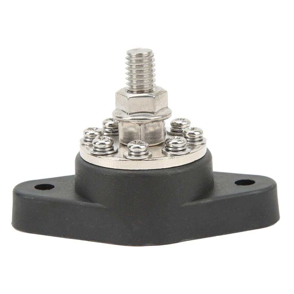 Power Distribution Block 8 Terminal 3 8in M10 12V‑48V 160A Universal for Cars RVs Boats Trucks