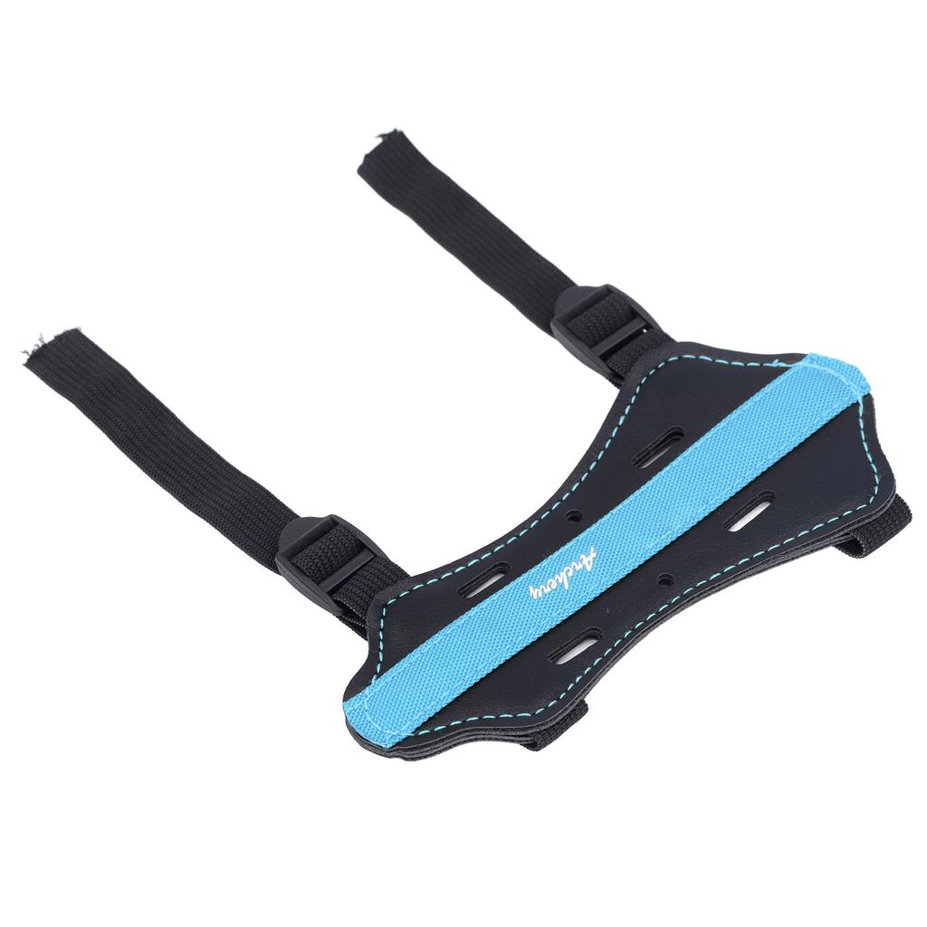 Kids Archery Arm Guard PU Leather Adjustable Thickened Breathable Shooting Practice Bow Forearm Protector for Recurve