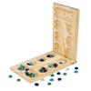 Mancala Board Game African Chess Strategy Puzzle Toy Children Educational Logical Thinking Folding Wooden Chess Party Table Game