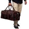 Новая дорожная сумка для мужчин и женщин, 28-дюймовая винтажная дорожная сумка из кожи буйвола, настоящая сумка для переноски на ночь