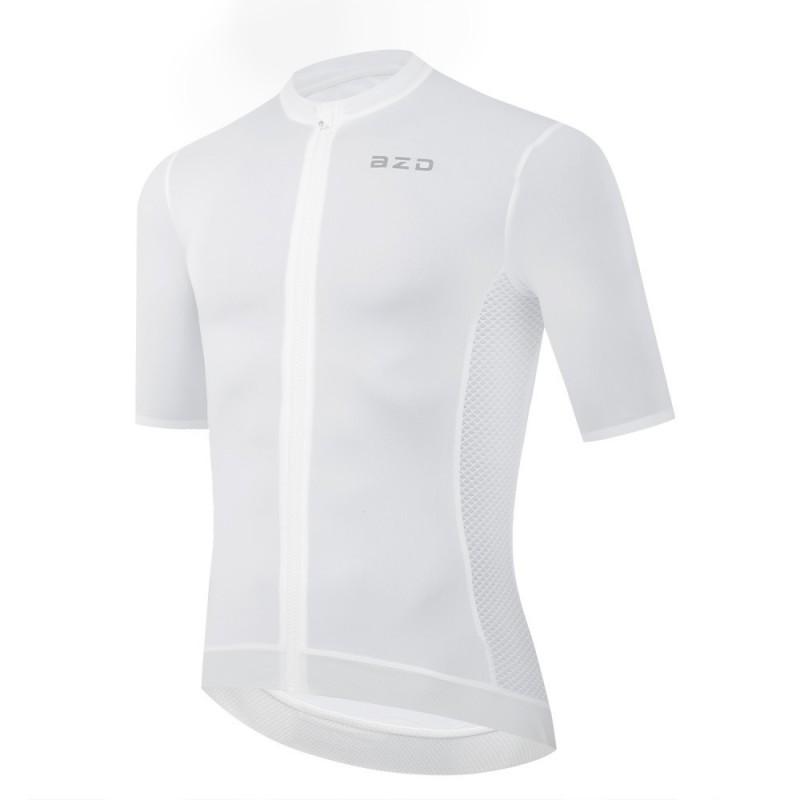 Men Women Cycling Jersey Seamless Bonded Zip Pocket Quick Dry Breathable Outdoor Sport Bike Shirt