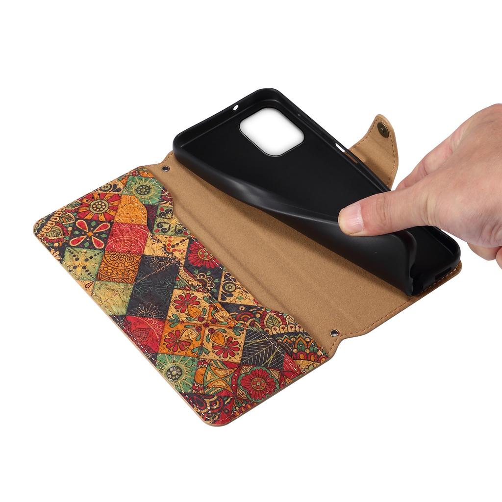For iPhone 11 Pro Leather Case Floral Printing Stand Wallet Phone Cover