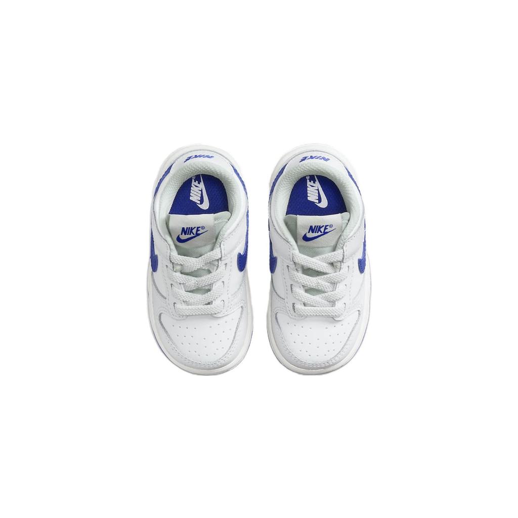 Nike Белые детские кроссовки Dunk Low TD Summit Hyper Royal DH9761-105