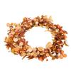 Fall Wreath with Artificial Wheat Ears Leaves Berry Branches   Wreath for Door Window Wall Farmhouse