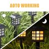 2Pcs/Pack Solar Power Pathway Lights Outdoor Garden Lights Landscape White/Warm White Light for Lawn