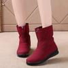 Теплые зимние ботинки большого размера для ленивых людей, водонепроницаемая обувь и женская обувь