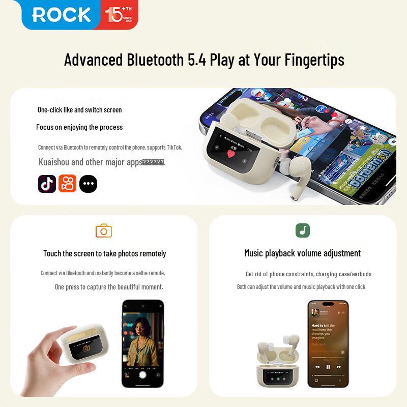 ROCK Doraemon Умные Наушники Bluetooth с ANC