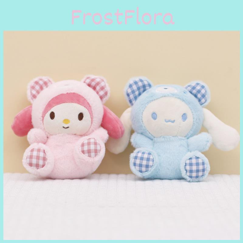 Очаровательный плюшевый брелок-подвеска Sanrio Melody Cinnamoroll Kuromi в виде куклы, подарок