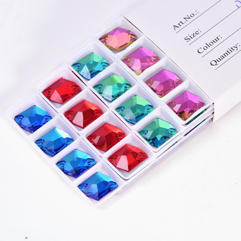 Высококачественная имитация австрийского стекла особой формы K9 Ручная швейная дрель Diy Beauty Polygon Аксессуары для одежды Аксессуары