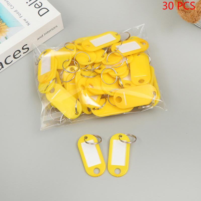 30 шт. Полезные брелоки для ключей Маслостойкие Компактные бирки для ключей Универсальные Экологически чистые Ключи для ланч-бокса и багажа