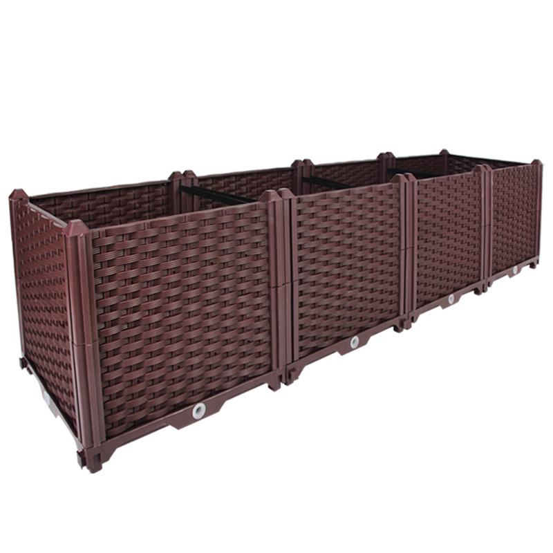 Modular Balcony Planting Box - Greenhouse Cultivation Flower Pot for Hotels and Guesthouses
