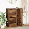 VidaXL Buffet with Drawers Old Wood 71x35x84 Cm Engineered Wood, Storage Furniture, Buffet, Entrance Furniture, Furniture 861587