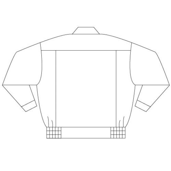 Работа Длинный Серебристый L [Midori Anzen] Одежда, Рукав, Блузон, Унисекс, GS2561, Верх, Серый,