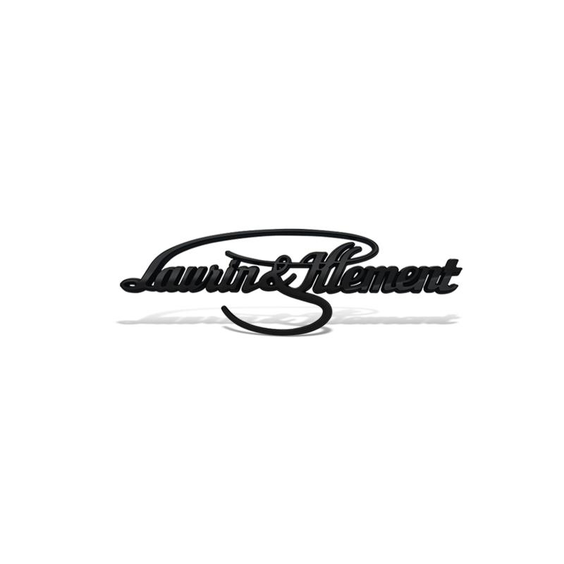 MBOF6 Car-Styling Metal Emblem Bright Black Badge For Skoda Laurin & Klement 4x4 Yeti Octavia Superb Fabia Kamiq Karoq Kodiaq Rapid