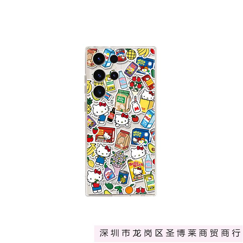 Применимо к Samsung S25ultra Apple iPod Ne17 KT Мультяшный чехол для телефона со снеками A56 Расписной защитный чехол