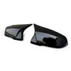 2 Pieces Rearview Mirror Cover Cap Carbon Black for BMW Series 1 2 3 4 X M 220i 328i 420i F20 F21 F22 F23 F30 F32 F33 F36 X1