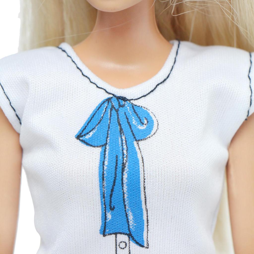 Игровой набор модной куклы для куклы 30 см, одежда и аксессуары, включая розовую сумку, белые туфли, шорты, блузки