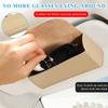 Sunglasses Holder For Car Sun Visor, Leather Auto Eyeglasses Organizer Box With Hidden Magnetic Closure, Vehicle Glasses Case Clip Holder, Car
