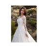 2025 Summer New Women's Clothing Long-sleeved Shoulder Bridal Wedding Dress Dress