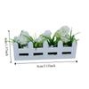 Lifelike Artificial Miniature Potted Plants Decor Garden Doll Plants Fake Daisy  DIY Craft