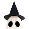 Light Up Halloween Ghost Decoration Scary Lighted White Cloth Ghost Spooky Tabletop Ornament for Indoor Home Mantel Shelf Decor