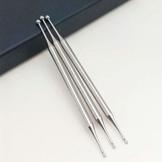 Useful Sturdy Ease Tension Acupoint Massage Pen Stainless Steel Face Reflexology Tool Stick Body Care Supplies