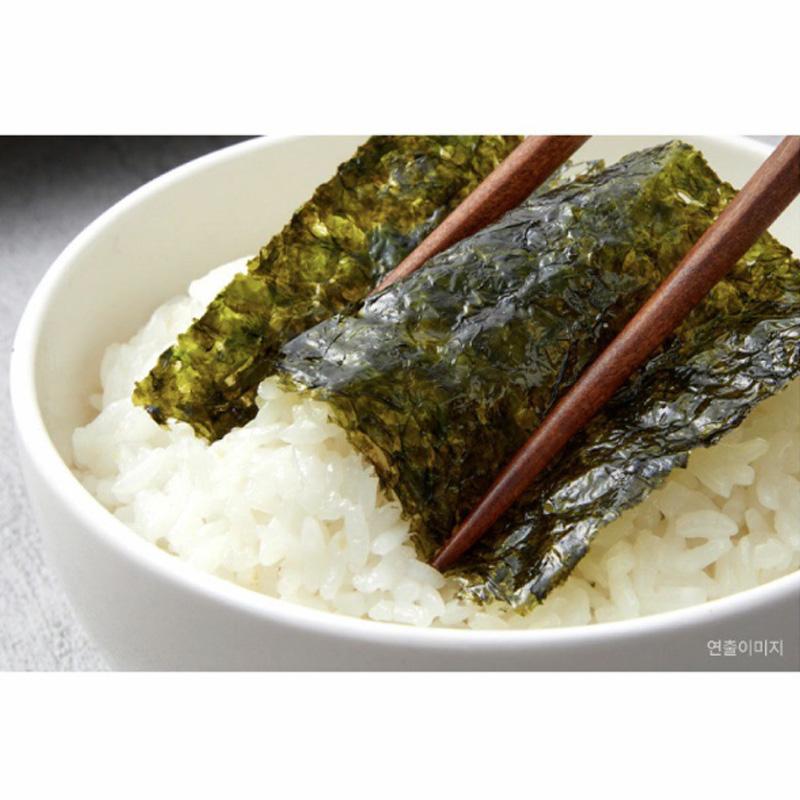 bibigo Жареные морские водоросли, приправленные кунжутным маслом KIM 4,5 г*12 шт.